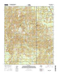 McLeod Texas Current topographic map, 1:24000 scale, 7.5 X 7.5 Minute, Year 2016