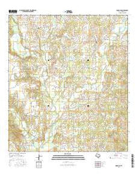 McMahan Texas Current topographic map, 1:24000 scale, 7.5 X 7.5 Minute, Year 2016