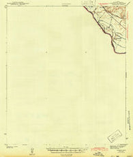 McNary Texas Historical topographic map, 1:62500 scale, 15 X 15 Minute, Year 1943