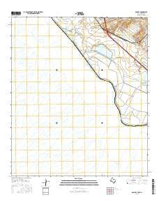 McNary Texas Current topographic map, 1:24000 scale, 7.5 X 7.5 Minute, Year 2016