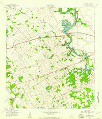 McQueeney Texas Historical topographic map, 1:24000 scale, 7.5 X 7.5 Minute, Year 1958