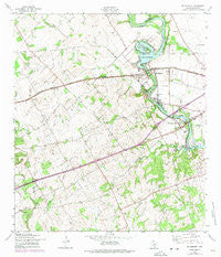 McQueeney Texas Historical topographic map, 1:24000 scale, 7.5 X 7.5 Minute, Year 1958