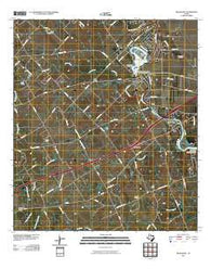 McQueeney Texas Historical topographic map, 1:24000 scale, 7.5 X 7.5 Minute, Year 2010