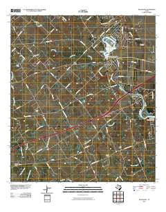 McQueeney Texas Historical topographic map, 1:24000 scale, 7.5 X 7.5 Minute, Year 2010