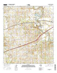 McQueeney Texas Current topographic map, 1:24000 scale, 7.5 X 7.5 Minute, Year 2016