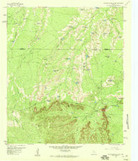 McWhorter Mountain Texas Historical topographic map, 1:24000 scale, 7.5 X 7.5 Minute, Year 1959