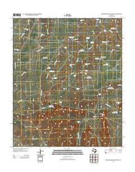 McWhorter Mountain Texas Historical topographic map, 1:24000 scale, 7.5 X 7.5 Minute, Year 2012