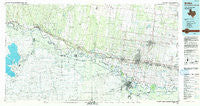 Mc Allen Texas Historical topographic map, 1:100000 scale, 30 X 60 Minute, Year 1992