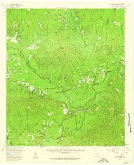 Mc Gee Bend Texas Historical topographic map, 1:62500 scale, 15 X 15 Minute, Year 1958