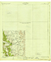 Mc Gregor Texas Historical topographic map, 1:62500 scale, 15 X 15 Minute, Year 1931