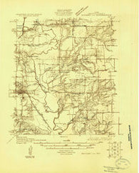 Mc Kinney 3-c Texas Historical topographic map, 1:48000 scale, 7.5 X 7.5 Minute, Year 1925