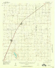 Meadow Texas Historical topographic map, 1:62500 scale, 15 X 15 Minute, Year 1957