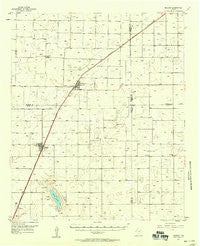 Meadow Texas Historical topographic map, 1:62500 scale, 15 X 15 Minute, Year 1957