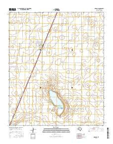 Meadow Texas Current topographic map, 1:24000 scale, 7.5 X 7.5 Minute, Year 2016