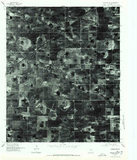 Meadow NE Texas Historical topographic map, 1:24000 scale, 7.5 X 7.5 Minute, Year 1976
