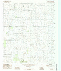 Meadow SE Texas Historical topographic map, 1:24000 scale, 7.5 X 7.5 Minute, Year 1985