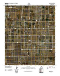 Meadow SE Texas Historical topographic map, 1:24000 scale, 7.5 X 7.5 Minute, Year 2010