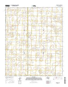Meadow SE Texas Current topographic map, 1:24000 scale, 7.5 X 7.5 Minute, Year 2016