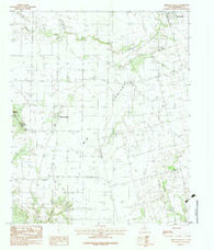 Medicine Mound Texas Historical topographic map, 1:24000 scale, 7.5 X 7.5 Minute, Year 1983