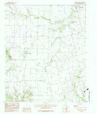 Medicine Mound Texas Historical topographic map, 1:24000 scale, 7.5 X 7.5 Minute, Year 1983