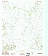 Medicine Mound Texas Historical topographic map, 1:24000 scale, 7.5 X 7.5 Minute, Year 1990