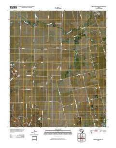 Medicine Mound Texas Historical topographic map, 1:24000 scale, 7.5 X 7.5 Minute, Year 2010