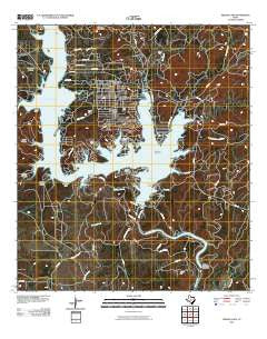 Medina Lake Texas Historical topographic map, 1:24000 scale, 7.5 X 7.5 Minute, Year 2010