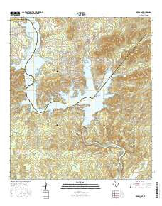 Medina Lake Texas Current topographic map, 1:24000 scale, 7.5 X 7.5 Minute, Year 2016