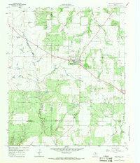 Megargel Texas Historical topographic map, 1:24000 scale, 7.5 X 7.5 Minute, Year 1963