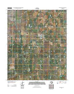 Megargel Texas Historical topographic map, 1:24000 scale, 7.5 X 7.5 Minute, Year 2012