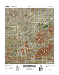 Meier Hills Texas Historical topographic map, 1:24000 scale, 7.5 X 7.5 Minute, Year 2012