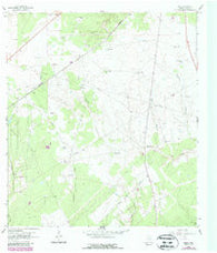 Melo Texas Historical topographic map, 1:24000 scale, 7.5 X 7.5 Minute, Year 1962