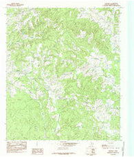 Melrose Texas Historical topographic map, 1:24000 scale, 7.5 X 7.5 Minute, Year 1984