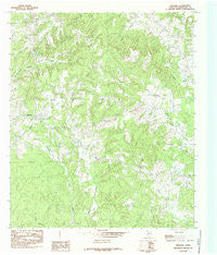 Melrose Texas Historical topographic map, 1:24000 scale, 7.5 X 7.5 Minute, Year 1984