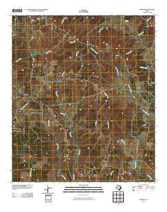 Melrose Texas Historical topographic map, 1:24000 scale, 7.5 X 7.5 Minute, Year 2010