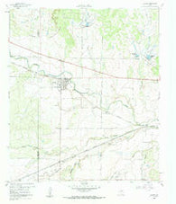 Melvin Texas Historical topographic map, 1:24000 scale, 7.5 X 7.5 Minute, Year 1960