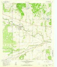 Melvin Texas Historical topographic map, 1:24000 scale, 7.5 X 7.5 Minute, Year 1960