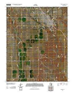Memphis Texas Historical topographic map, 1:24000 scale, 7.5 X 7.5 Minute, Year 2010