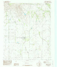 Memphis NW Texas Historical topographic map, 1:24000 scale, 7.5 X 7.5 Minute, Year 1985
