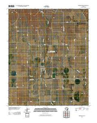 Memphis NW Texas Historical topographic map, 1:24000 scale, 7.5 X 7.5 Minute, Year 2010