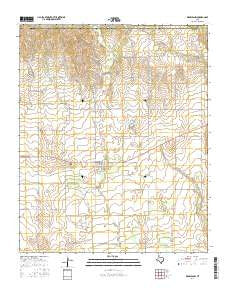 Memphis NW Texas Current topographic map, 1:24000 scale, 7.5 X 7.5 Minute, Year 2016