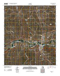 Menard Texas Historical topographic map, 1:24000 scale, 7.5 X 7.5 Minute, Year 2010