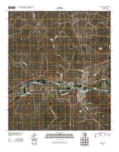 Menard Texas Historical topographic map, 1:24000 scale, 7.5 X 7.5 Minute, Year 2010