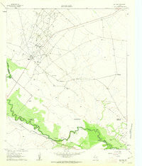 Mentone Texas Historical topographic map, 1:24000 scale, 7.5 X 7.5 Minute, Year 1961
