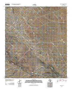Mentone Texas Historical topographic map, 1:24000 scale, 7.5 X 7.5 Minute, Year 2010