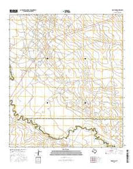 Mentone Texas Current topographic map, 1:24000 scale, 7.5 X 7.5 Minute, Year 2016