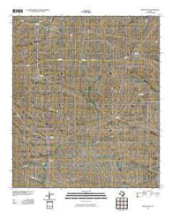 Mentone SW Texas Historical topographic map, 1:24000 scale, 7.5 X 7.5 Minute, Year 2010