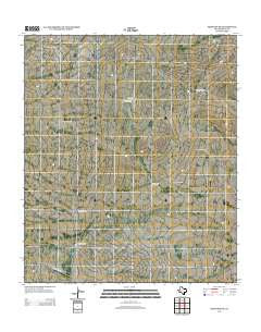 Mentone SW Texas Historical topographic map, 1:24000 scale, 7.5 X 7.5 Minute, Year 2012