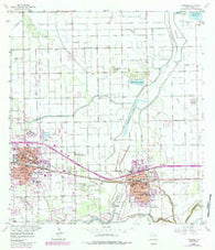 Mercedes Texas Historical topographic map, 1:24000 scale, 7.5 X 7.5 Minute, Year 1956