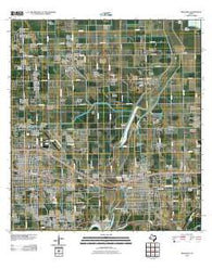 Mercedes Texas Historical topographic map, 1:24000 scale, 7.5 X 7.5 Minute, Year 2010